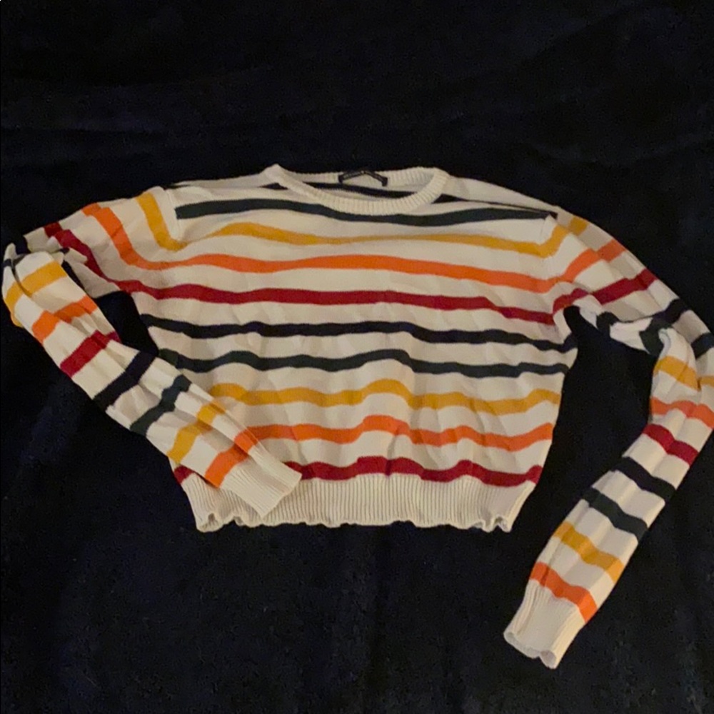 Brandy Melville Striped Knit Sweater Top